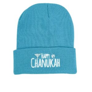 Chanukah Beanie Blue